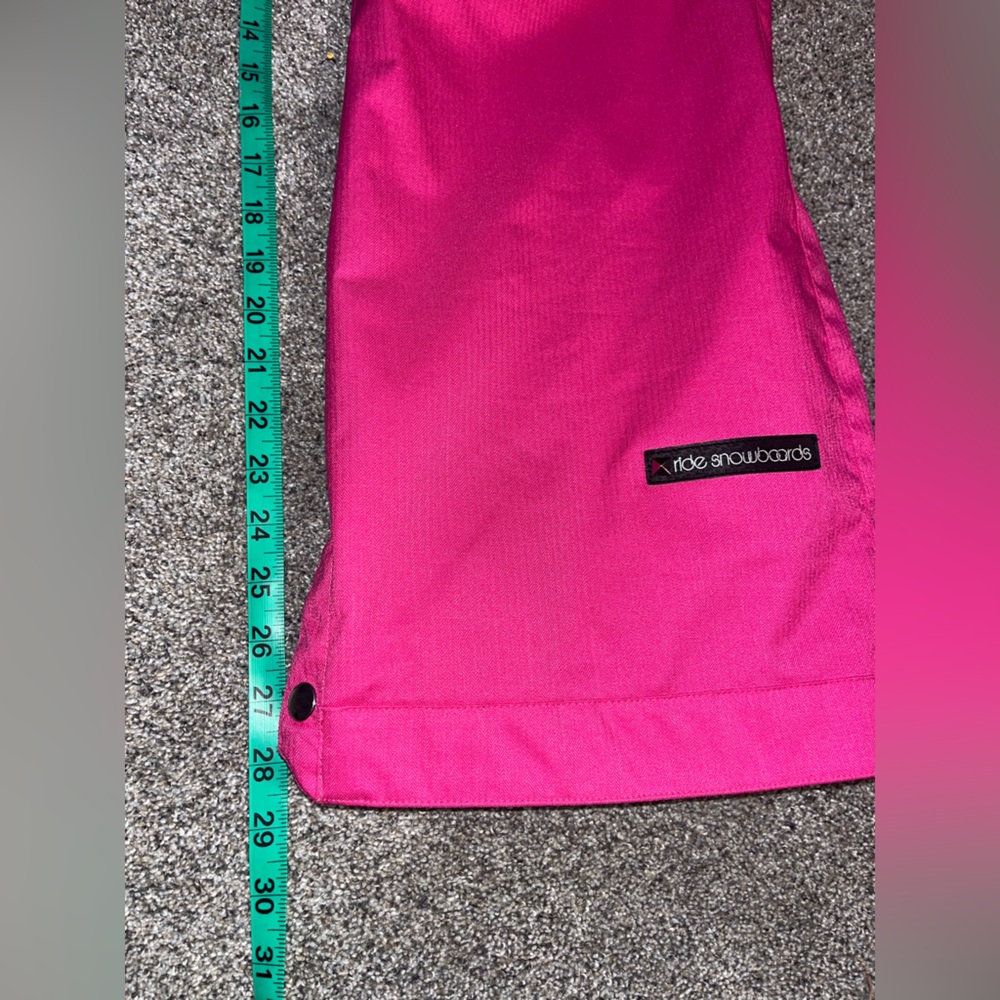 Ride Snowboard Adjustable Ski Winter Pants Womens Large Pink - Picture 3 of 4